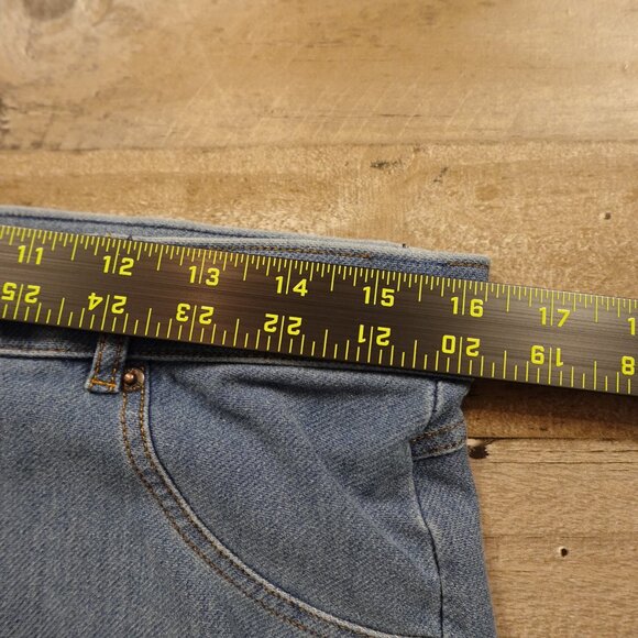 Hue Essential Denim Leggings Women's Large Blue stretchy Mid Rise - Picture 7 of 11